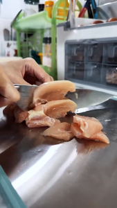 Talenan stainless PREMIUM / Talenan 2 sisi BESAR / Talenan anti jamur anti minyak / Cutting board