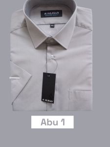 kemeja ALISAN POLOS LEGULER PENDEK