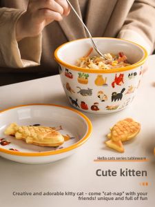 LOTUS BLUE | Heat-resistant Creative Ins Style Bowl