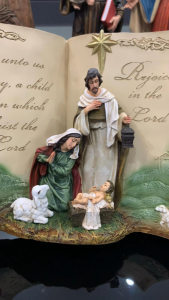 Bộ tượng Giáng Sinh 20cm - Tượng Sách Giáng Sinh - Decor trang trí nhà cửa & quà tặng noel ý nghĩa