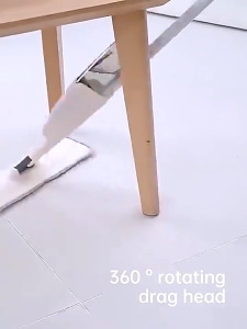 Spray Mop with 360° Rotary Head - Dry Wet Dual - Function Microfiber Mop for Household Dust - Proof Cleaning #TB05
