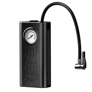 Tire Inflator Portable Air Compressor with Pointer Pressure Gauge Bike Pump Tire Pump for Car Bike Motorcycle Ball