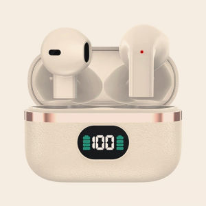 Wireless Bluetooth 5.4 Earbuds Semi-in-ear Design Endurance Battery Earphones With Mic Display Companion for Active Lifestyles