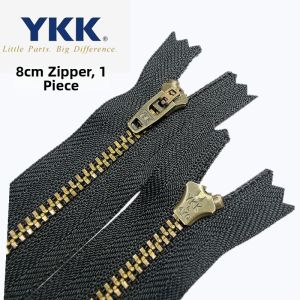 YKK Metal Bronze Closed Bottom Zipper for Pants Accessory Home Textile DIY Sewing Zipper Gate Access Control Zipper