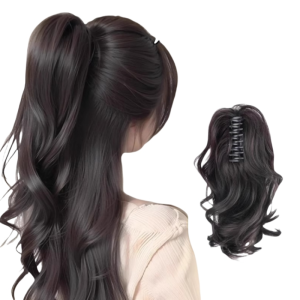 Phụ Kiện Tóc Đuôi Ngựa Giả Cho Nữ Dày Phong Cách Dài Xoăn Giả Tóc Bằng Sợi Lụa Chịu Nhiệt Độ Cao Phụ Kiện Tóc Giả Phổ Biến Trên Internet