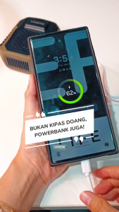 Vinero Powercool 2in1 Portable Outdoor Cooling Waist Fan & Power Bank 6000mAh