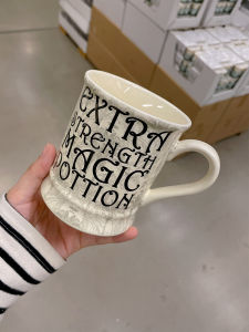 Retro French Roman Design Ceramic Mugs Letter Pattern Office Coffee Cups Adult Use High Quality Breakfast Water Cups