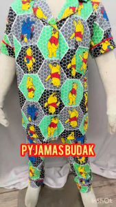 BAJU TIDUR BUDAK SIZE 2-10 BOYS PYJAMAS BAJU TIDUR BUDAK PEREMPUAN 100% COTTON PAJAMA BUDAK SET BAJU TIDUR BUDAK