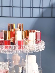 360 Rotating Make up Organizer Storage Acrylic Multi-layer Cosmetic Perfume Skin Care Organizer 