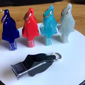 คุณภาพสูง นกหวีดผู้ตัดสิน ลาสติกน กหวีดผู ดังฟุตบอลบาสเกตบอลการแข่งขันนกหวีดพลา