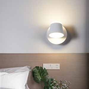 Modern Wall SconcesLed Wall Light 330 degrees swivel 6500k White Light 3000K Light Up Downlight Aluminum alloy Wall Lamp Suitable for Living Room Corridor Bedside Decoration