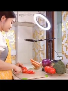 Bộ Quay Video Để Bàn Xoay 360 Độ D36 -Chân Quay Video Chụp Ảnh Từ Trên Xuống Chắc Chắn Nhỏ Gọn