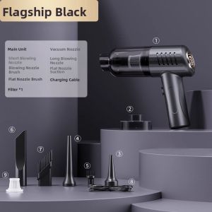 HELLOLEIBOO | Dust Removal Tool for Computers Handheld Small Blower and Vacuum High Power