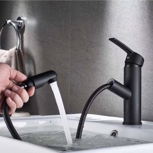 Pull-down Mixed Water Faucet Zinc Alloy