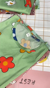 LadyLuxe - Baju Tidur Piyama Set Stelan Baju Tidur Wanita Lengan Pendek CP Dewasa Pakaian Piama Kartun Karakter Pajamas BT001