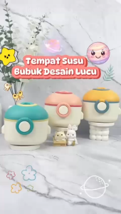 Kotak Susu Bayi PP Food Grade Wadah Tempat Susu Bubuk Bayi Portable Anti Tumpah CJ26