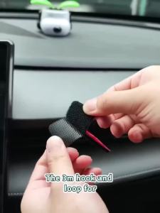 Heavy Duty Hook and Loop Strips 8x3cm Self Adhesive Fastener Tape 120C Heat Resistant Waterproof No Drill Mounting for Car Home