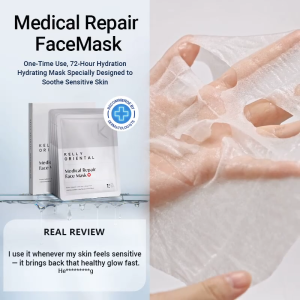 Kelly Oriental I Clinical Deep Hydration Facial Mask Instant Redness Relief SOS Care with Ultra Rich Serum