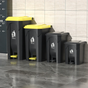 Foot Operated Large Trash Can Home Use