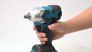 Electric Impact Cordless Brushless Ratchet Driver High torque Wrench With Rechargeable Battery