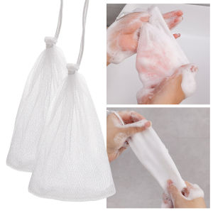 【On Sale】10Pcs Soap Mesh Net Bubble Bath Skin Care Foaming Tool Bag Cleanser Sack Exfoliating Peeling Whitening
