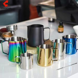 Stainless Steel Milk Frothing Jug Measurement Pitcher