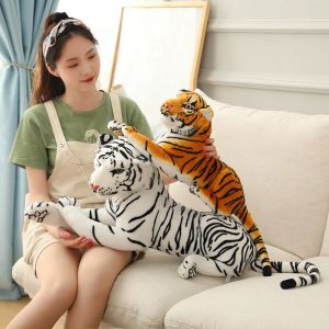 Kawaii ngoài đời thực Hổ đồ chơi sang trọng Gối mềm thú nhồi bông Hổ nhồi bông Quà tặng búp bê cho trẻ em Trang trí nội thất trẻ em