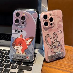 Ultra-Thin Borderless Nick Judy Phone Case for Apple 16 Huawei Pura70 Nova12 Couples OPPO RENO12 Xiaomi 14Pro Hard Shell Protection
