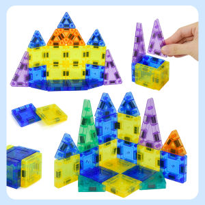 STEM Magnet Toys Educational Toys26PCS Travel Magnetic Construction SetMini 3D Magnetic Tile Building Blocks for Kids