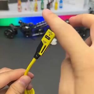 PD-41 Kabel Data Vibox Spring 4in1 Spiral 6A Fast Quick Charging Kabel Data Multiple Charging 65W BY.COBOX