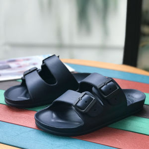 Seat Elephant Moniga Womens Sandals Fashionable Outdoor Beach Slippers with Double Strap Flat Heel Resin Top Casual Shoes