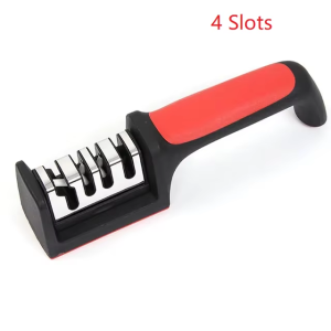 Portable Sharpener Knife Sharpeners for Kitchen Knives Stainless Steel Three-Purpose Handheld Sharpening Stone for Kitchen Tools