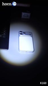 HOCO ไฟส่องสว่างสำหรับมือถือ/โน๊ตบุ๊ค ไฟเสริมแบบหนีบ ปรับได้ 3 ระดับ ใช้งานได้นาน 1-5 ชม. เหมาะสำหรับไลฟ์สด/ถ่ายรูป K160