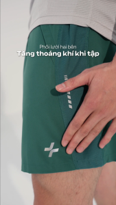 Quần short nam thể thao chạy bộ Swift Run thoáng khí thoải mái Coolmate