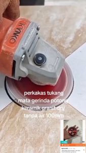 Mata Gerinda Pemotong Keramik Dan Granit Diamond Saw Blade Wheel Turbo Net Batik Ukuran 4 Inci 105 mm Bisa Cod