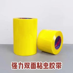 Yellow Sticky Insect Tape 10m Roll Double Sided Outdoor Pest Repellent for Farm Plants and Trees