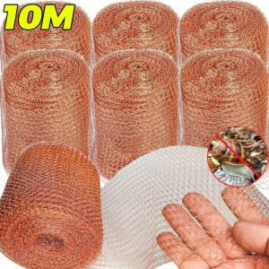 10M Anti-Pest Copper Mesh Rat Proof Copper Wire Mesh Decorative Garden Mesh Holes Cracks Repairing Wire Net Garden Supplies
