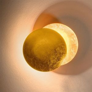 Home Taste Modern LED Aisle Wall Lamp for Bedroom Bedside Living Room Stairs Corridor Eclipse Sconce Home Decor Lighting Fixture Luster