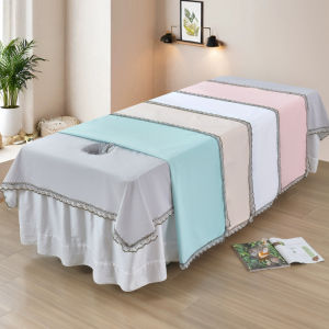 Luxury Beauty Bedding Waterproof Polyester Fiber Massage Hair Washing Spa Professional Salon Beauty Therapy Treatment