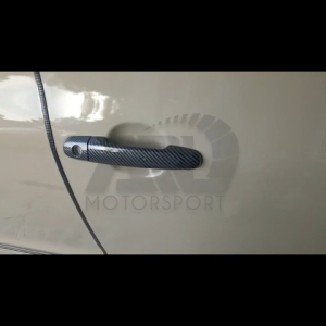 Toyota FORTUNER 2005 -2015 Chrome Handle Carbon Design Handle Bowl Cup Cap Protector Cover Trim For AN50  ARL Motorsport