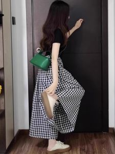 Ladies Casual Plaid & High Waist Slimming Trousers: A Guide