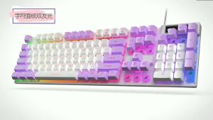 Mechanical Keyboard for gaming luminous Colorful LED Backlight Keyboard for Laptop