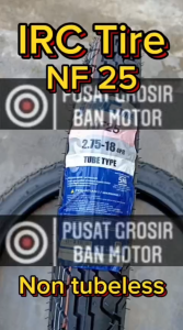 Ban Motor IRC NF 25 ( NF25 ) 275-18 ( Tubetype ) Ban Luar 2.75-18