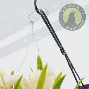 SEMPATI Kawat Tali Gantung Pot Cattleya Bunga Tanaman Hias Anggrek Orchid Kawat Gantungan Cantolan Cantelan Sangkar Kandang Burung Kecil Pleci Sirtu Cipoh Prenjak Gelatik Dll