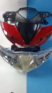 Bộ ốp đầu đèn xe Jupiter MX - Gravita gồm 4 món ốp trước ốp sau và pha đèn kèm bóng siêu sáng