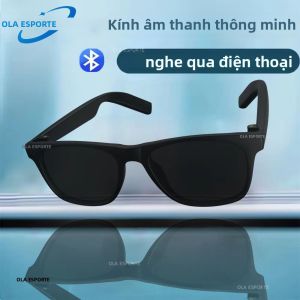 Kính Thông Minh Nam Điều Khiển Bằng Giọng Nói Bluetooth Kính Râm Phân Cực Chống Tia UV Tích Hợp Tai Nghe Nghe Nhạc & Xem Video Mẫu 2025