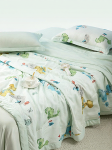 SILKUEEN | Silk Summer Thin Blanket for Children