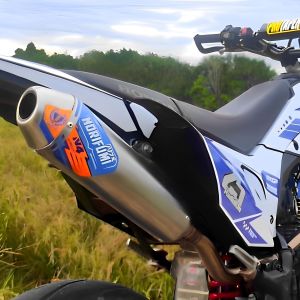 Knalpot Norifumi N4 Bore Up Full Bending KLX 140 KLX 150 CRF 150L WR 155 DTRACKER 150