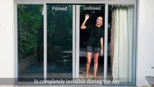 Window Tint Glass FilmTinted Window Sticker GlassSingle Perspective Anti-Peep Window FilmHeat Insulation Anti UV