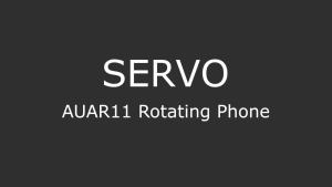 SERVO | SERVO AUAR11 Rotating Screen Mobile Phone 2G GSM Speed Dial Magic Voice Blacklist FM Radio Button Slide Cellphones 2 SIM Standby